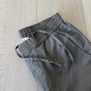 COS Pants Gray Wool Slim Trousers Slacks Elastic Prep Men's US Size 32x29